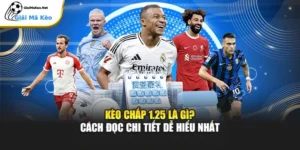 Kèo Chấp 1.25 Là Gì? Cách Đọc Chi Tiết Dễ Hiểu Nhất