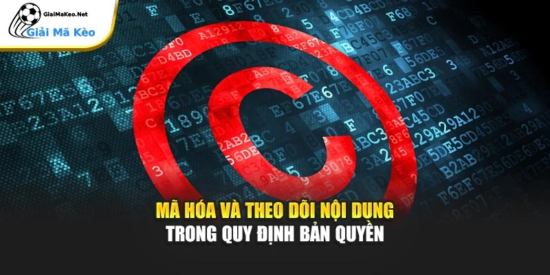 Mã hóa và theo dõi nội dung trong quy định bản quyền
